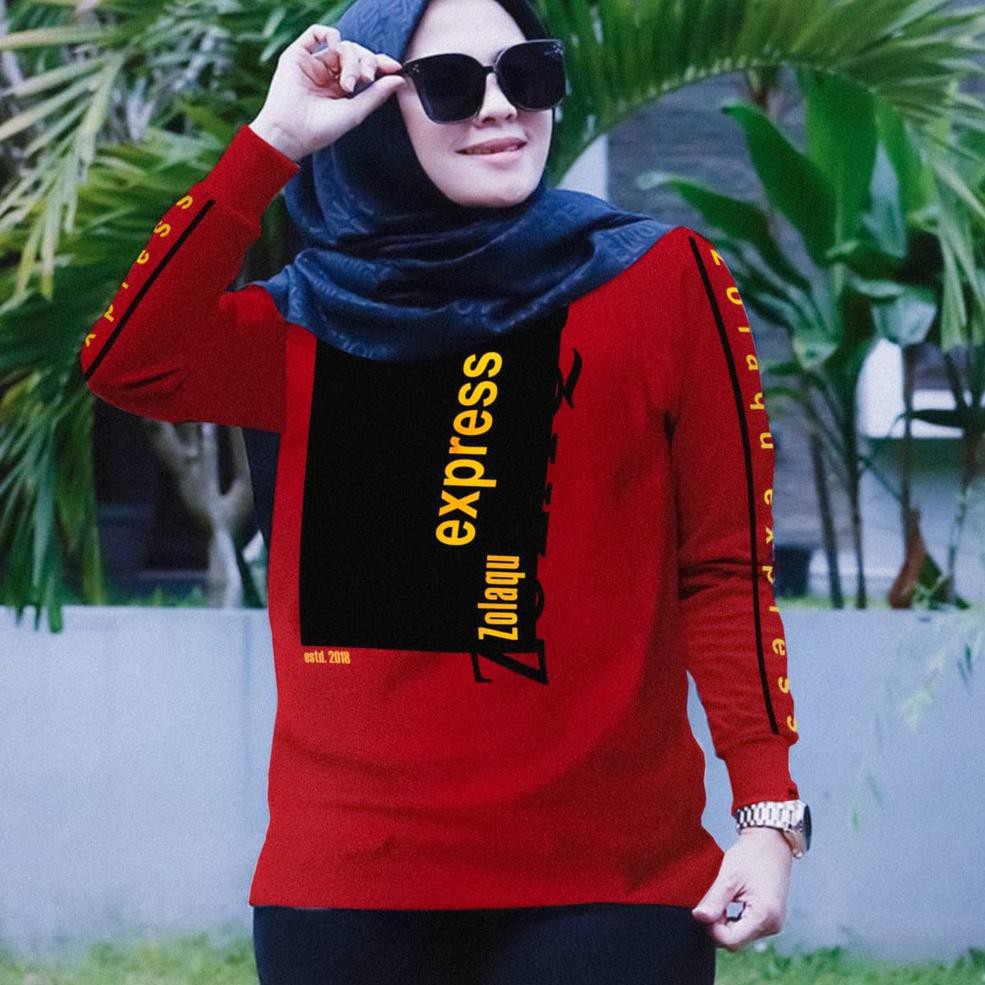 vak-44 ZOLAQU kaos zolaqu BUKAN original  2021 (C) kaos baju atasan zolaqu jolaqu zolaku wanita ori