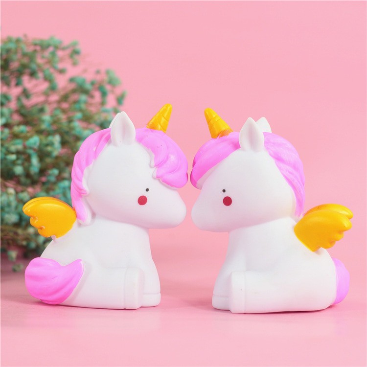 Luminaria Lampu Tidur Bayi Malam Model Pegasus Unicorn Lucu - GP-ZS0 - 7RLL0BWH White