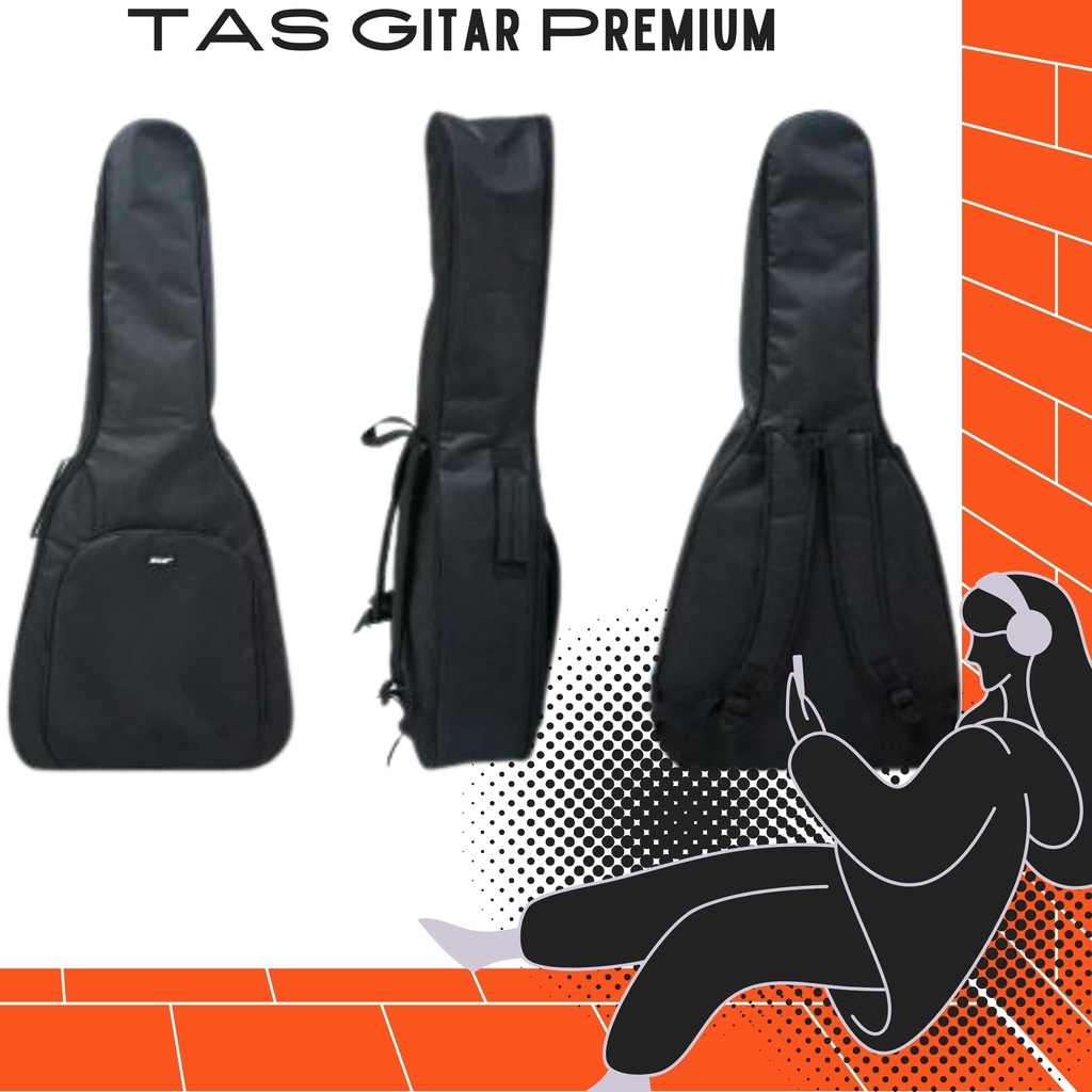 Tas Softcase Gitar Jumbo M&amp;M - Softcase Gitar Akustik