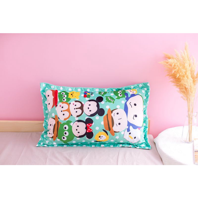 SARUNG BANTAL TSUM TSUM TOY STORY WOODY BUZZ JESSIE MICKEY MINNIE WINNIE THE POOH CHIP ALIEN STITCH PILLOW COVER