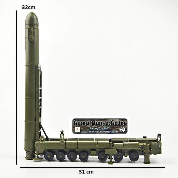 faiz.izalst060- Model kit Russian 1/72 RT-2PM2 Topol-M rudal balistik skala 1/72 Limited