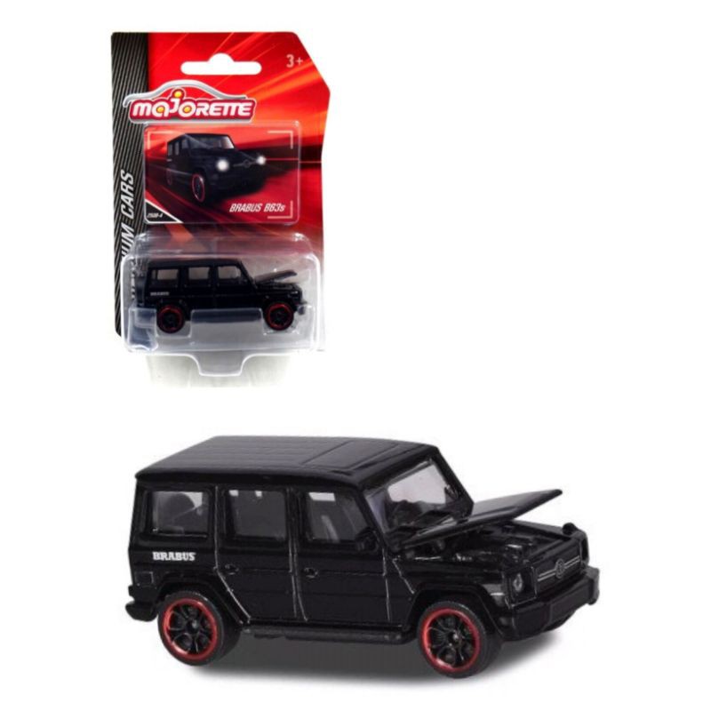 Majorette 1/64 Premium Cars Brabus B63S Black Velg List Merah