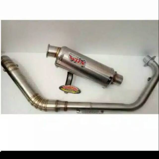 Kanlpot racing wrx for motor cbr 150 new cb 150 sonic gsx satria fu injeksi jupiter dll