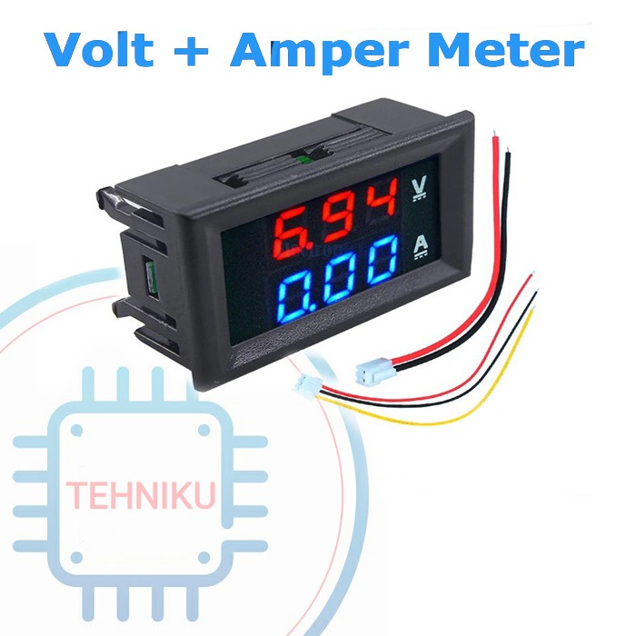 volt meter dan amper meter digital