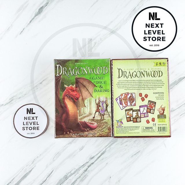 Dragonwood A Game of Dice &amp; Daring Board Game New Ready