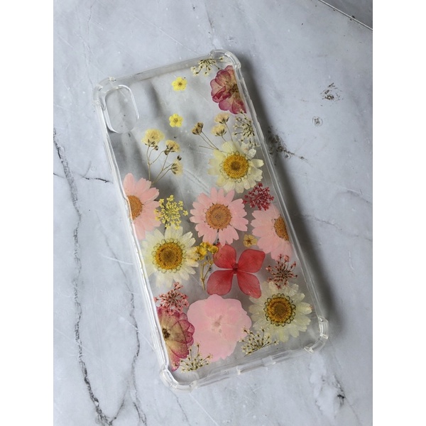 Flower Resin Case casing hp Iphone android poco oppo xiaomi custom