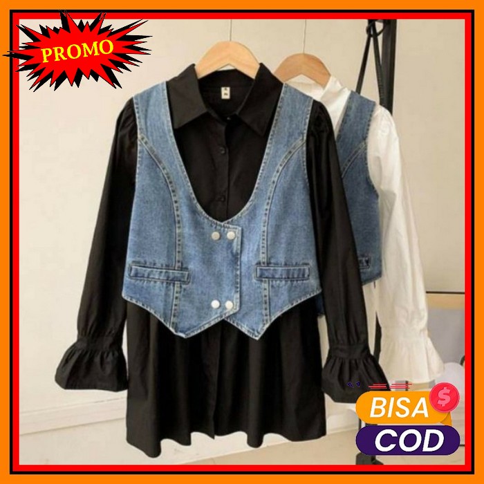 Setelan Tyde Dewasa Terbaru 2020 Baju Setelan Wanita Dewasa Jumbo LA243 Usagi Set 2In1 Atasan Baju M