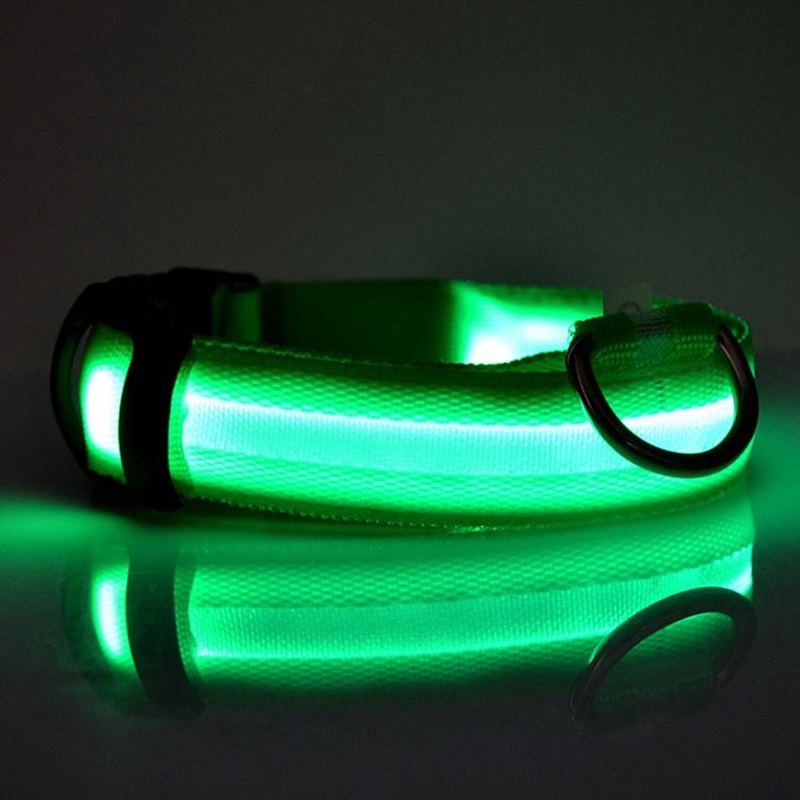 ★〓YUFeiPet〓★ LED Dog Collar, Night Flashing Nylon Webbing Dog Collar  Pet Light Collar Dog Collar Cat Collar Pet Supplies