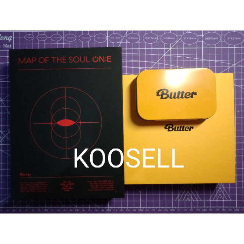 BTS OFFICIAL MAP OF THE SOUL MOTS ONE ON:E DVD BLURAY BLU-RAY BUTTER CREAM PEACHES ALBUM FULLSET UNS