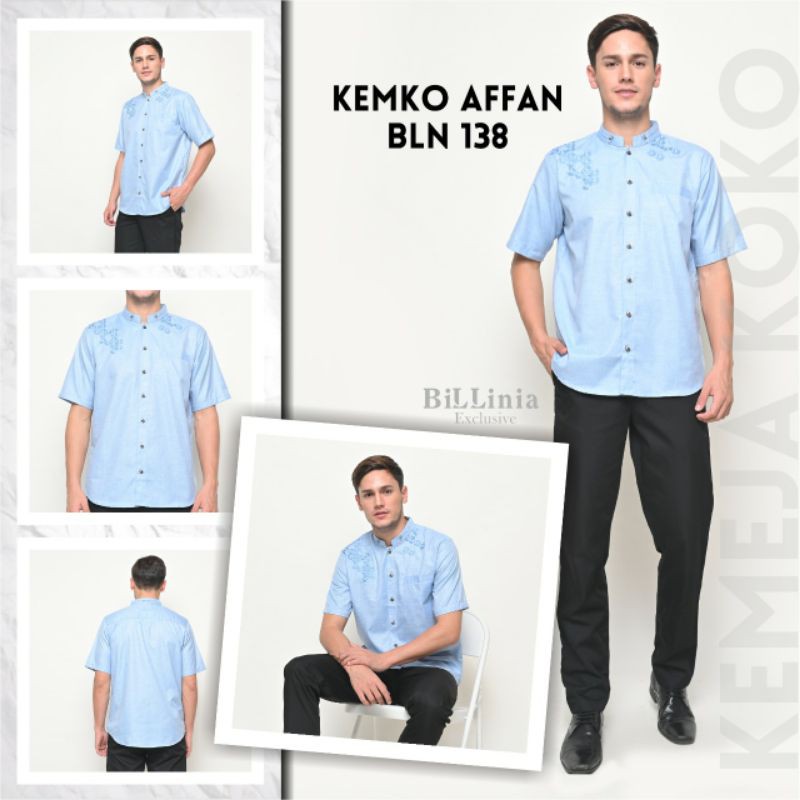 baju koko kemko affan billinia ukuran m