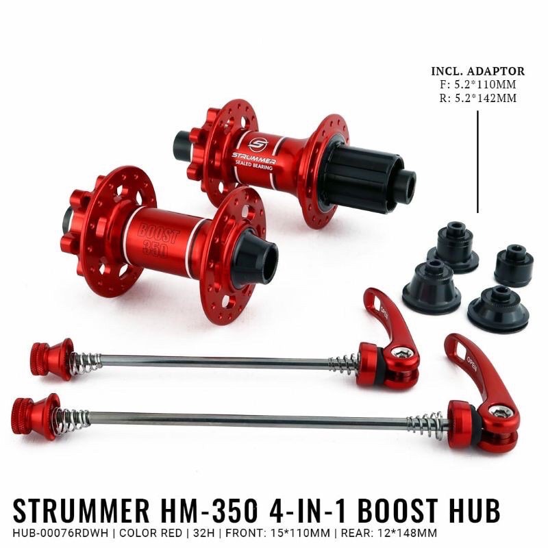 hub freehub strummer MT350 HM009 BOOST 4in1 32h 11 speed