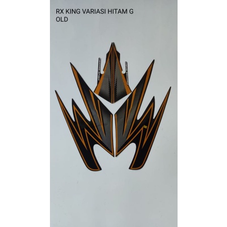 STRIPING RX KING VARIASI HITAM