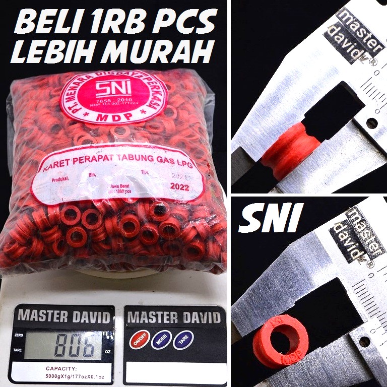 (13i) Sil Karet Tabung Gas Sni Seal Kompor Gas Lpg 3 Kg 12 Kg Solusi Regulator Bocor JEJERAN MOTOR