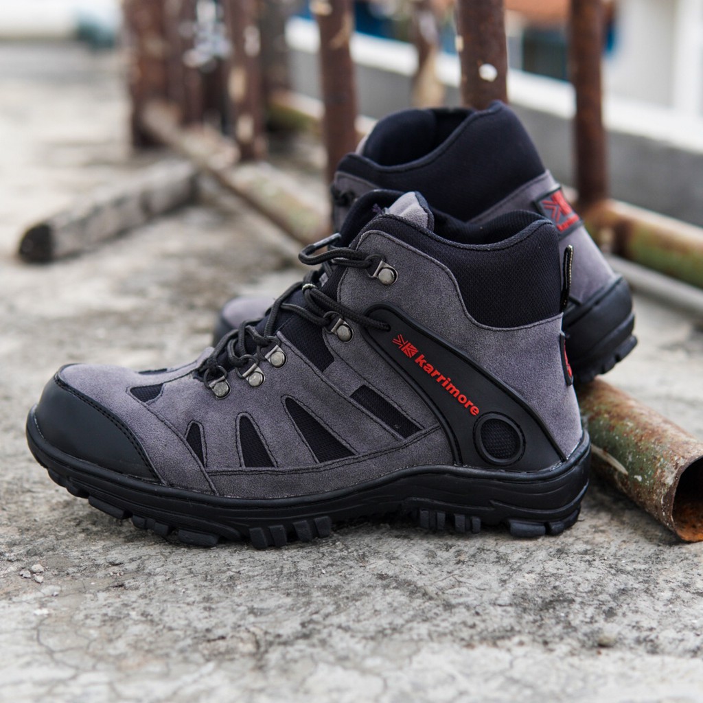 MS Shoes - Sepatu Gunung Pria Karrimore Summit Waterproof Boots Safety Hiking Traveling Outdoor