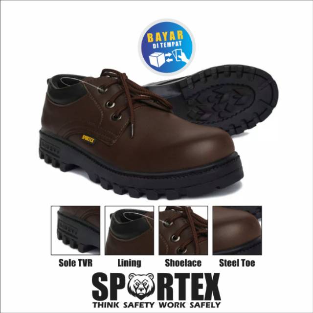 SEPATU SAFETY SEMI BOOTS PRIA  BOOT SAVETY BUT SEPTI BUTS SEVTI BOT SEPTY BOTS SEFTY TYPE PENDEK