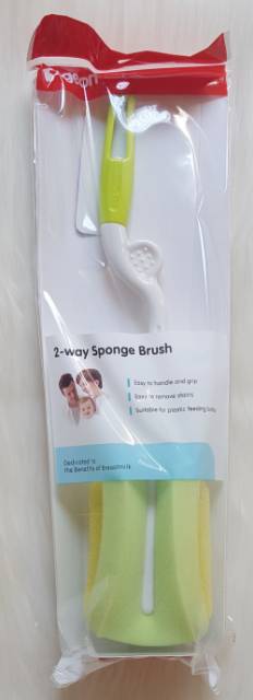 Pigeon 2 Way Sponge Brush - Sikat Botol Spon Pigeon - Pembersih Botol spon