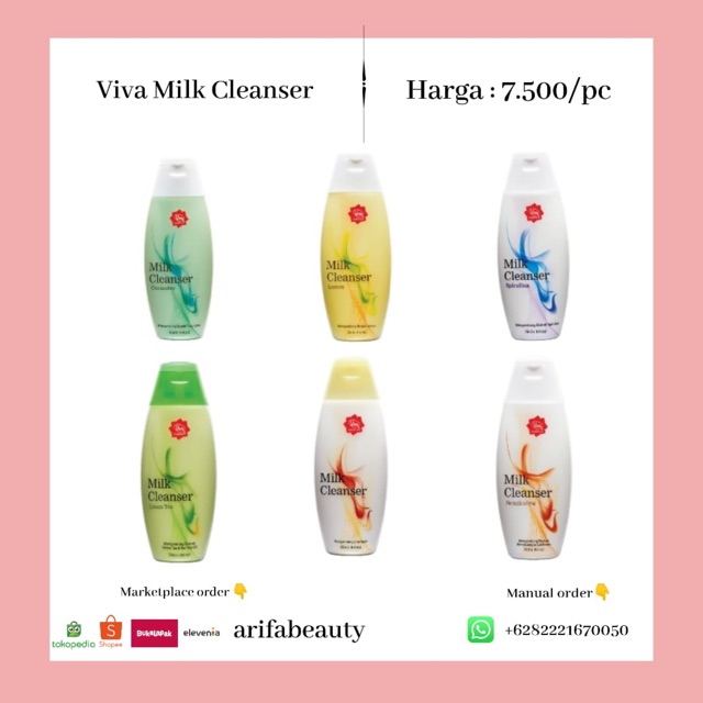 Viva Face Tonic &amp; Viva Milk Cleanser