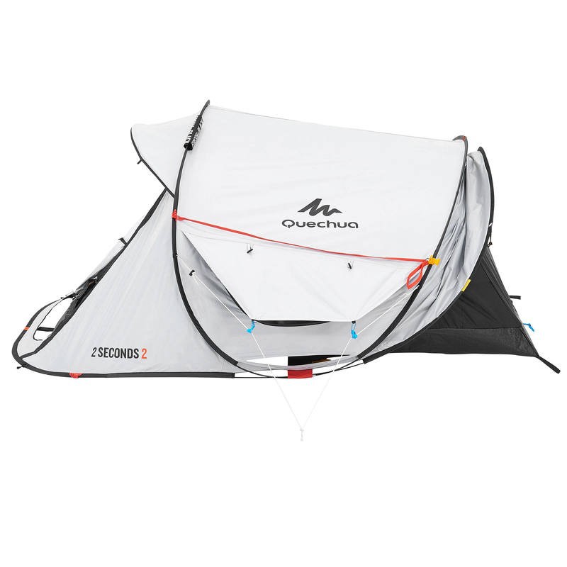 QUECHUA 2 Second 2 Fresh &amp; Black Dome Tent Tenda Camping Untuk 2 Orang