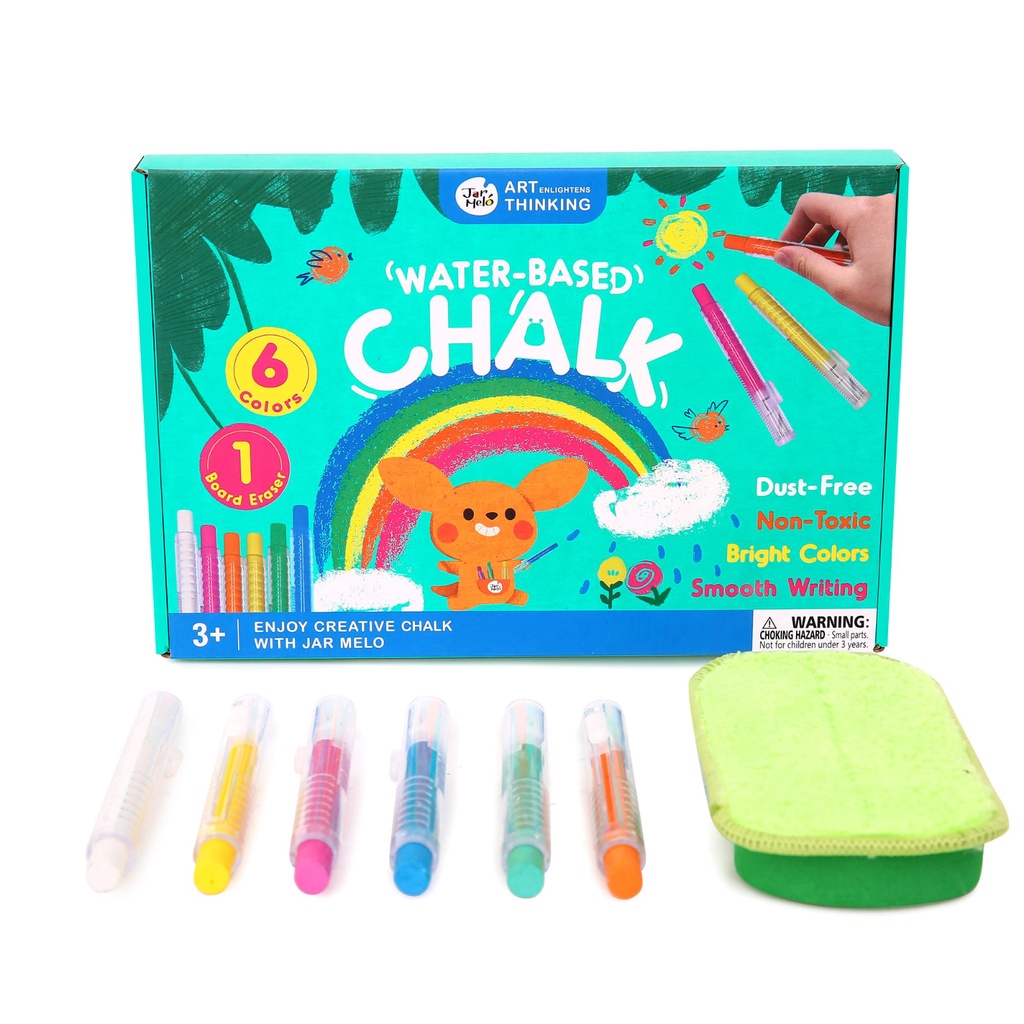 

Water Based Chalk 6 colors Jar Melo