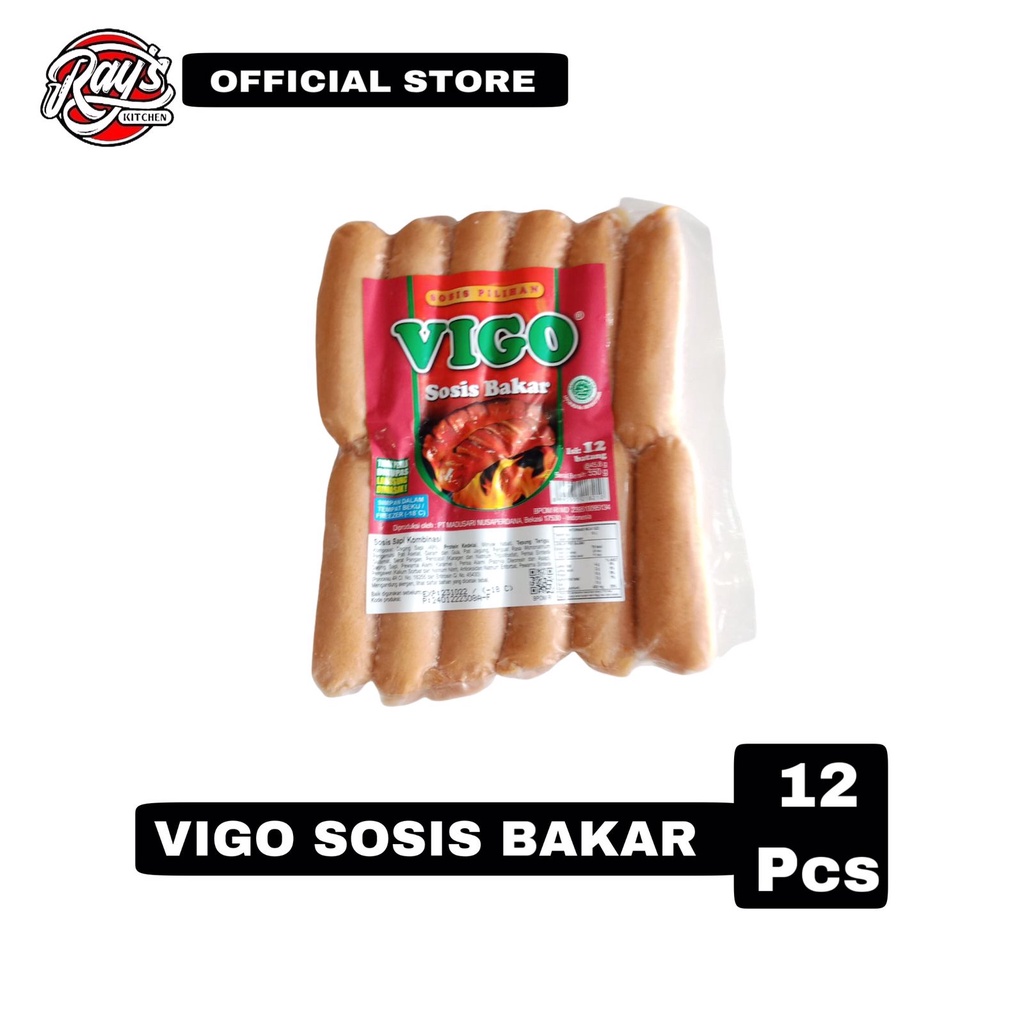 

Vigo Sosis Sapi Bakar isi 12 - Makanan Beku Sosis Vigo