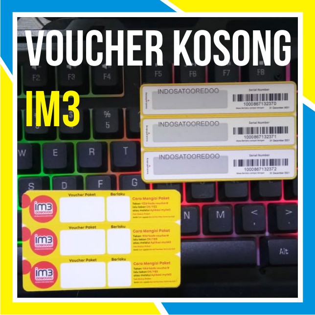 VOUCHER KOSONG IM3