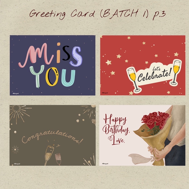 

Greeting Card (Kartu Ucapan - BATCH 1) P.3