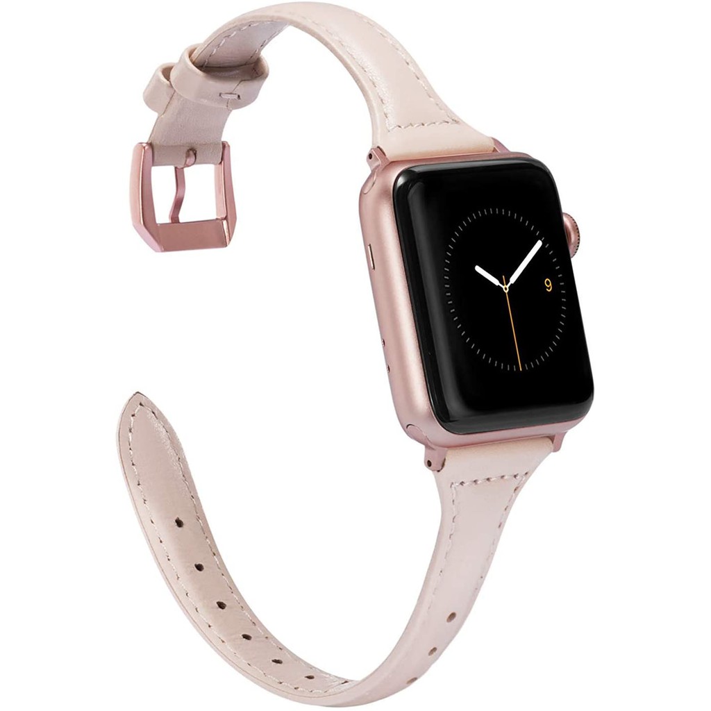 Strap Apple Watch Leather Slim Modis 38mm/40mm/41mm/42mm/44mm/45mm/49mm