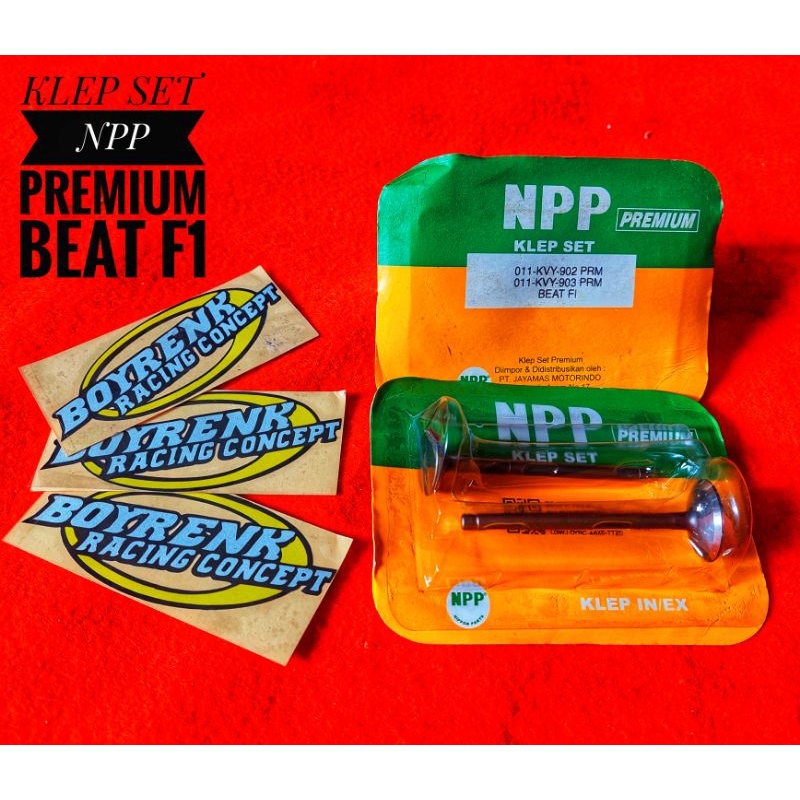 KLEP SET / PAYUNG KLEP BEAT F1 SET IN EX NPP PREMIUM - BOYRENK RACING