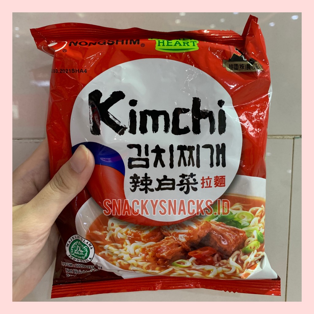 

Nongshim Kimchi Korean Ramyun 120gr Mie Korea