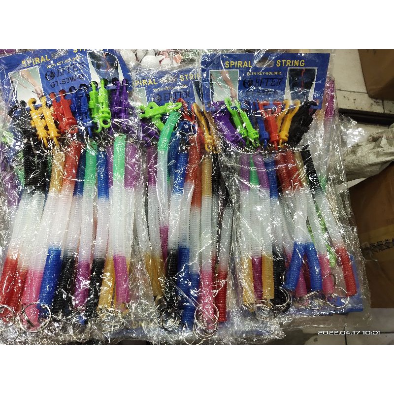 Gantungan Kunci Spiral besar Lusinan isi 12 pcs