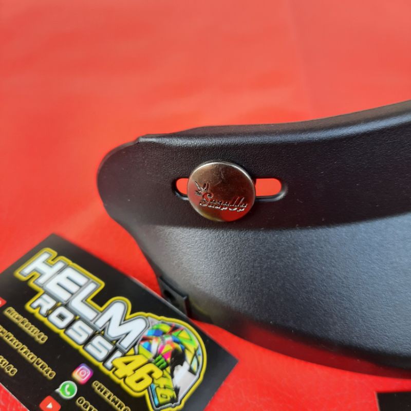 PET Helm Bogo Pendek Hitam RETRO TOPI KLASIK Vespa Matic Classic