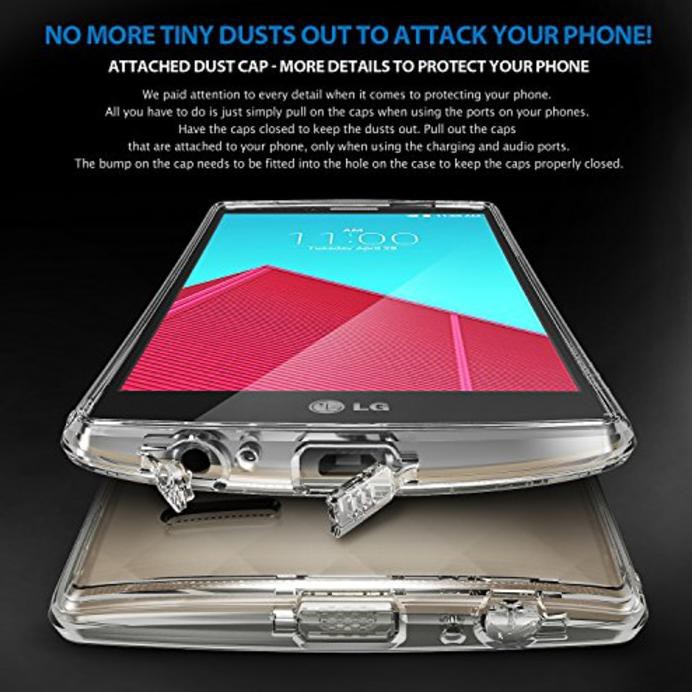 NEW LG G4 G5 SE DUAL SOFT CASE TRANSPARANT CASING HARD COVER RINGKE FUSION MIJOSHOP