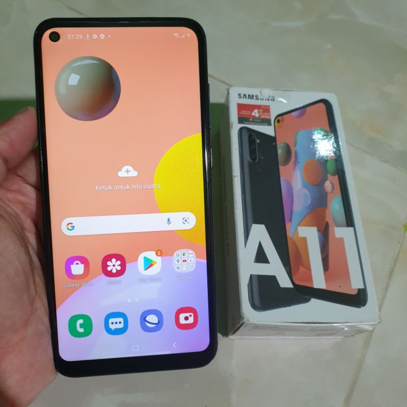 Samsung A11 3/32 Ram 3gb Rom 32gb second berkualitas