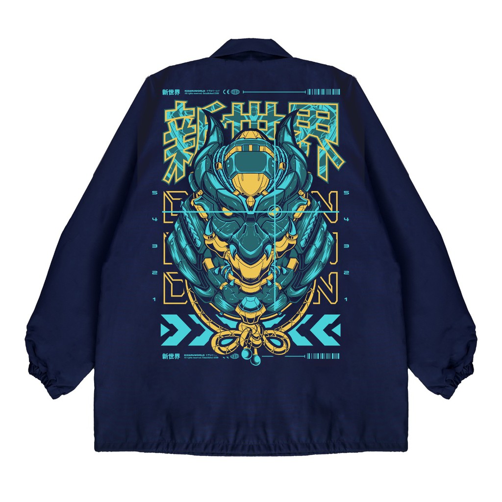 KIZARU Jaket Coach MECHA DRAGON
