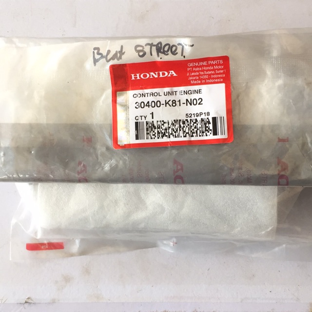 ECU ORIGINAL motor honda Beat street