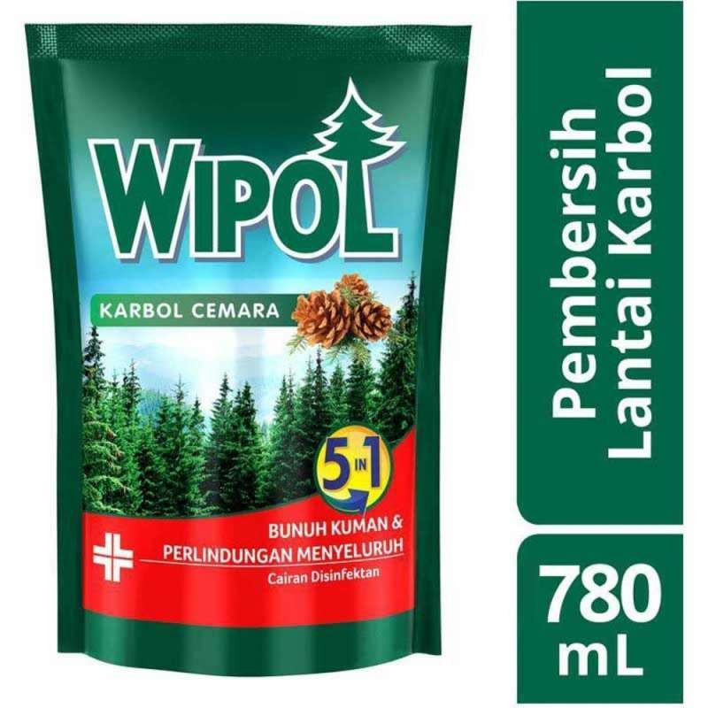 Wipol Karbol Classic Pine Pouch 780ml - Wipol Pine