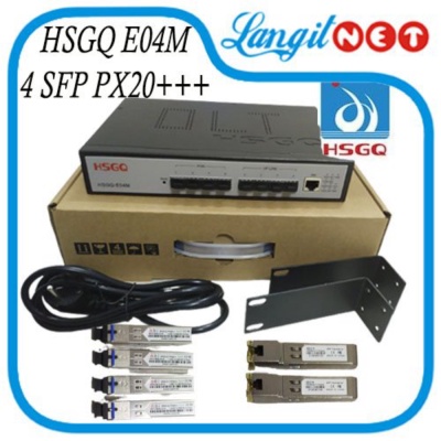 Dijual HSGQ E04M OLT EPON 4 4PON with 4 SFP PX20xxx Berkualitas
