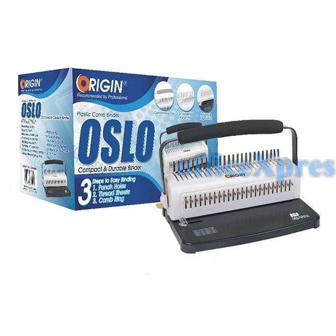 

Mesin Jilid Spiral Plastik F4 Folio / Mesin BInding OSLO 3:1 Origin