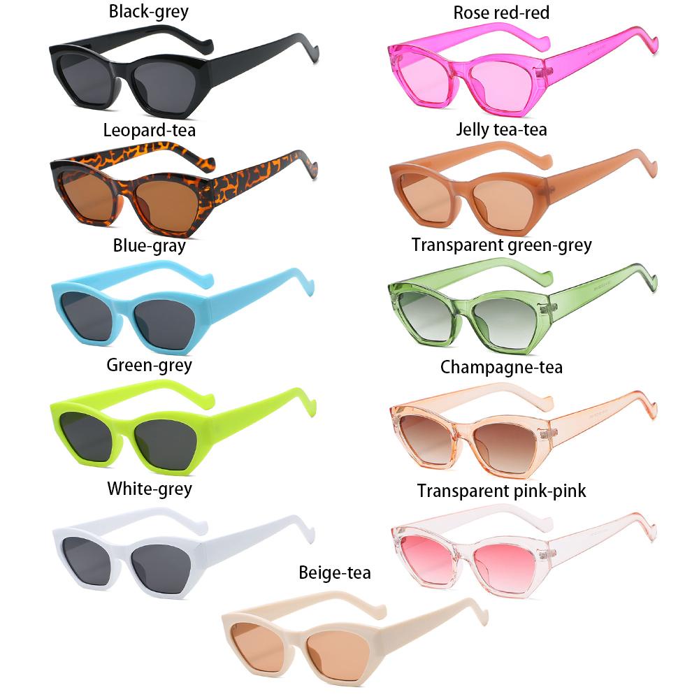 R-flower Sunglasses for Women New Fashion Kotak Kecil Uv400 Protection Kacamata Matahari