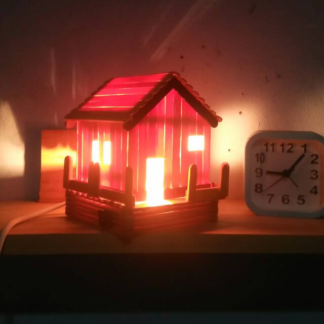 Prakarya Maket Miniatur Rumah Stik Es Krim