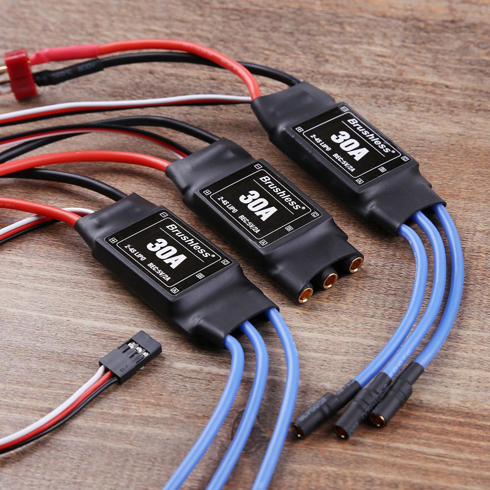 XXD 30A ESC Brushless Motor Speed Controller untuk RC Airplane Helicopter