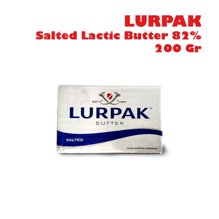 LURPAK Salted Lactic Butter 82% 200 Gr