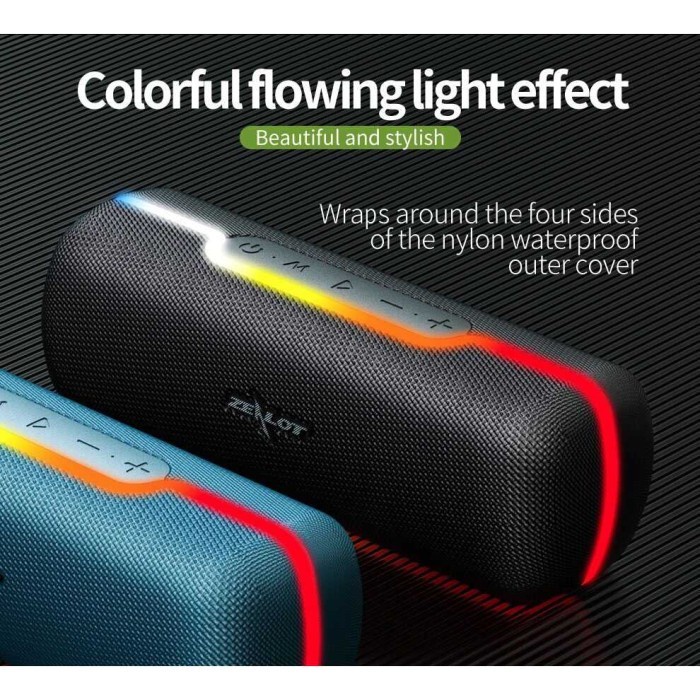 Speaker Portable Zealot S55 Speaker Bluetooth RGB LED