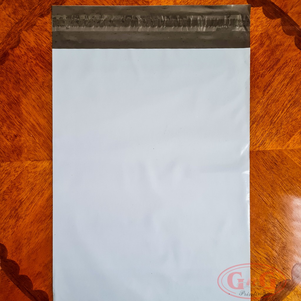 

Plastik Polymailer 25x35 100pcs Putih Susu Polos Packing Packaging Amplop Online Shop