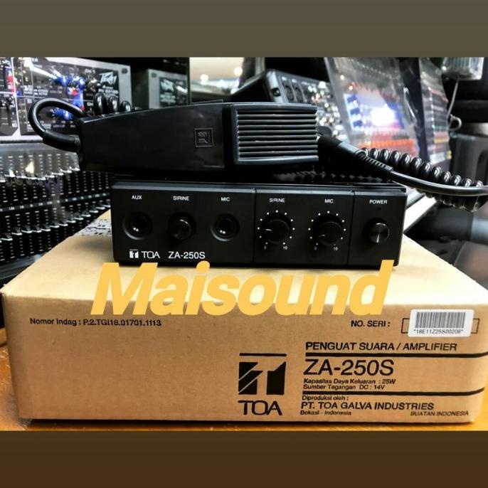 TOA ZA-250S ZA 250S ZA 250 S Za250S car amplifier ampli 28W .