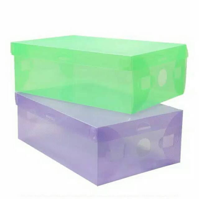 box sepatu transparan