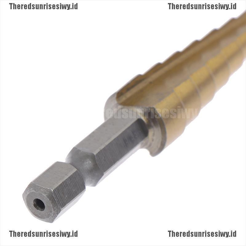 XZ 3-12mm Coated Stepped Drill Bits Hex Handle Drill Bit Metal Drilling Power Tool CC