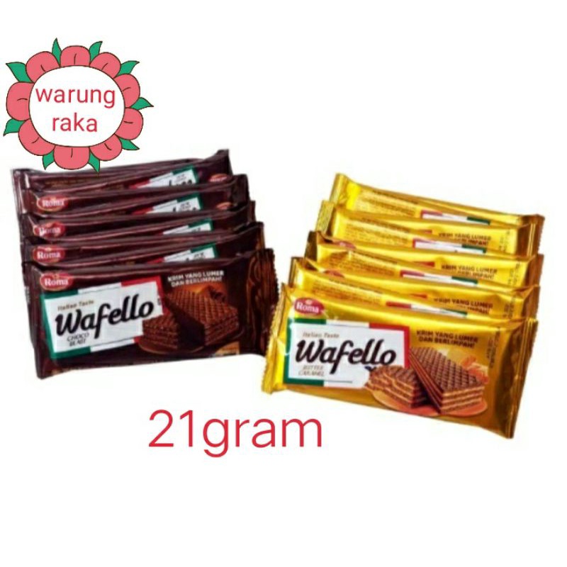 

roma wafello 17 gram/1 renceng isi 10 pcs