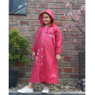 Alfahri store Jas hujan ponco anak perempuan muslimah / jas hujan anak laki laki / mantel hujan anak / jas hujan anak sd