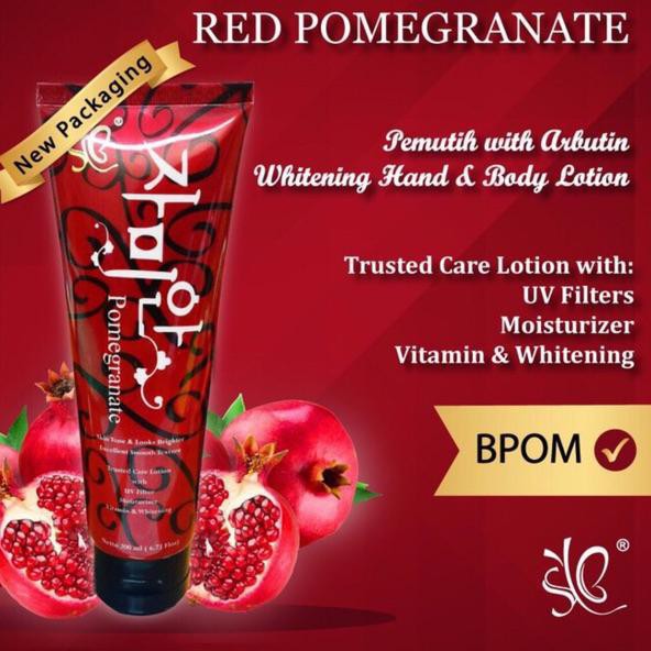 [ORI] JWB Red Pomegranate Lotion Pemutih Badan Permanent AMPUH Mencerahkan dalam 2 Minggu I BPOM